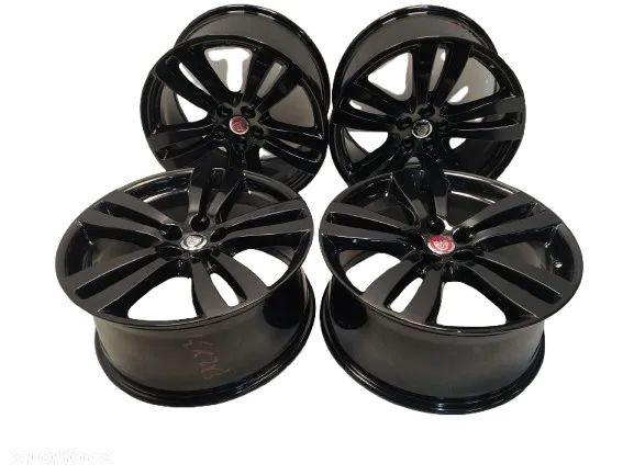 JAGUAR XJ X351 XF 9X19 10X19 ORYGINALNE FELGI ALUMINIOWE R19 ET49 ET46 5x108 DEKIELKI ORYGINAŁ CZARNE - 1
