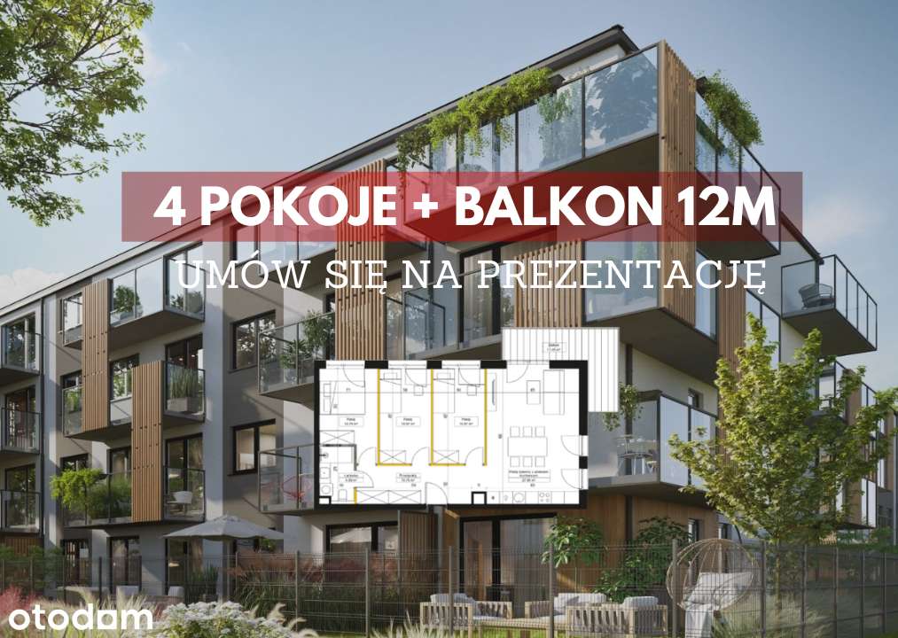 4 POKOJOWE / Nowe od dewelopera / Prowizja 0%