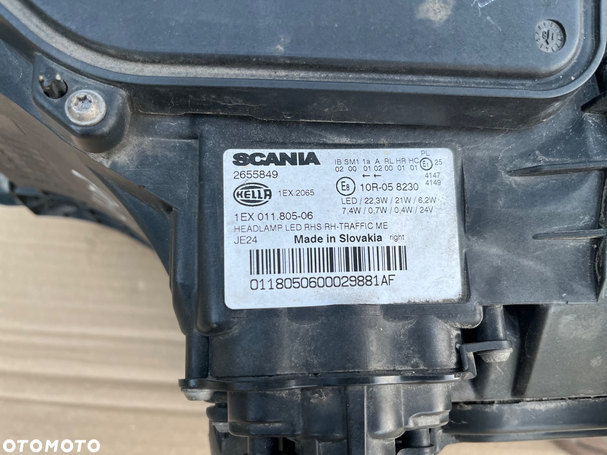Lampa LED Scania R S NGS NGR reflektor 2655849 - 3