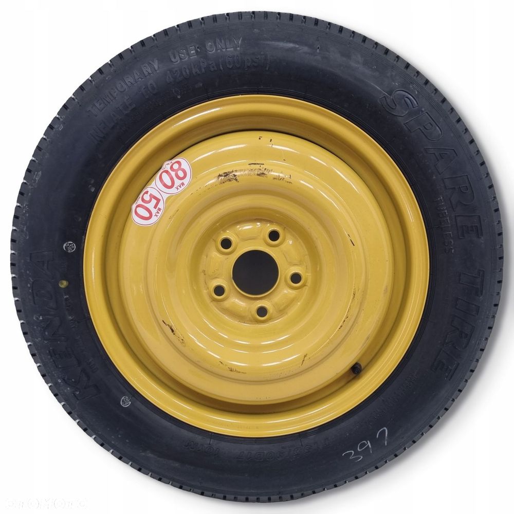 KOŁO DOJAZDOWE HONDA CR-V III IV 155/90 R17 5x114.3 dojazdówka J17X4T 2016r - 1