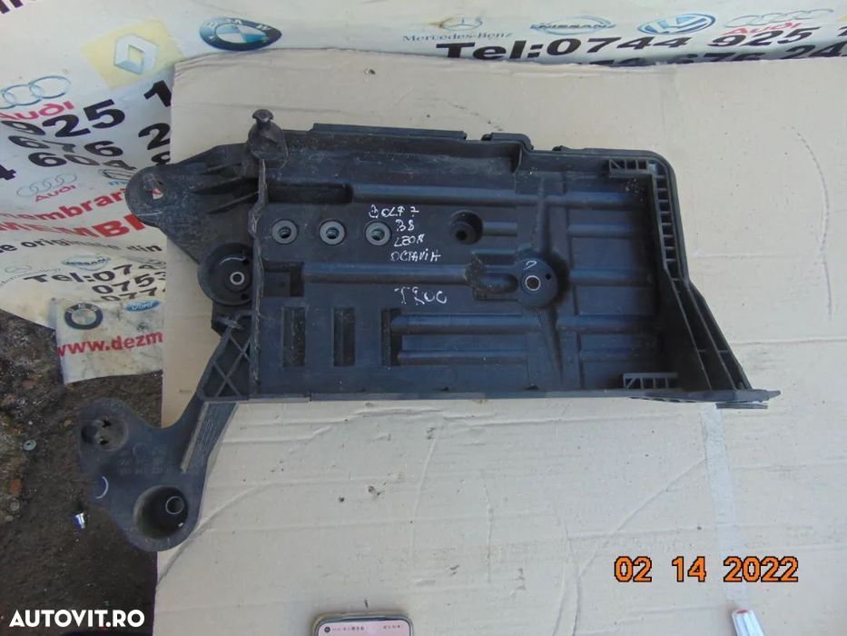 suport baterie VW Golf 7 passat b8 T Roc t-roc seat Leon Skoda Octavia - 1