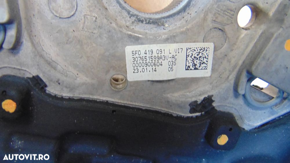 Volan cu 3 spite Seat Leon an 2017-2019 cod 5F04119091L - 4