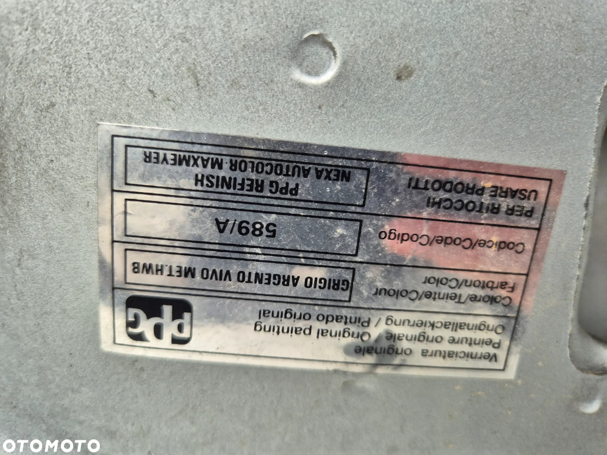 Maska pokrywa silnika Fiat Grande Punto Evo 589/A - 6