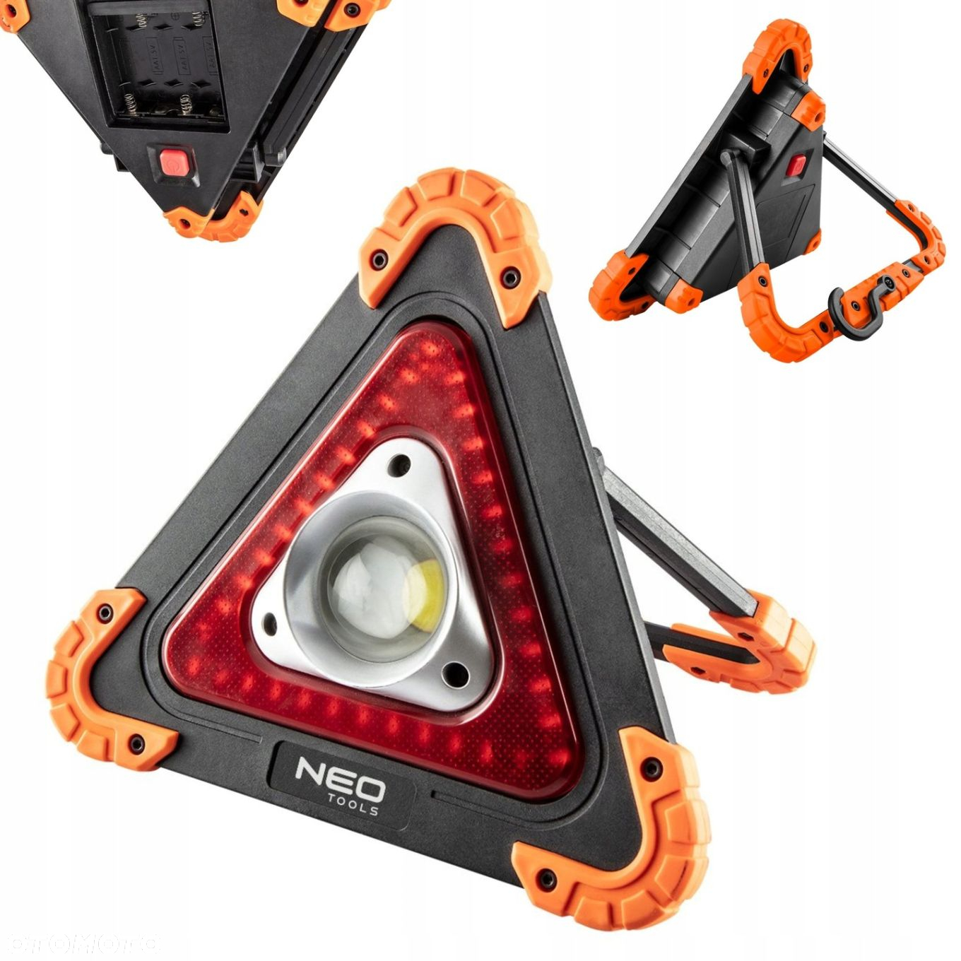 NEO LAMPA BATERYJNA  TRÓJKĄT OSTRZEGAWCZY 2w1 - 7
