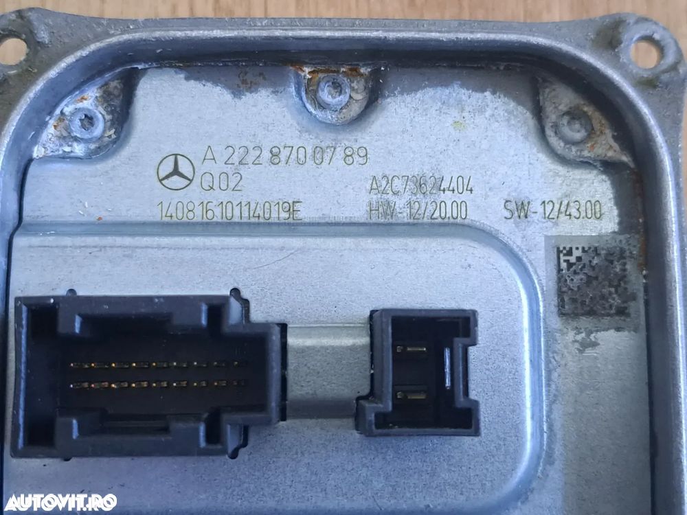 Calculator ballast far xenon led original Mercedes E-class W212, W213, C-class W205, M-class W166, GLE W167, B-class W246, CLS W219 - 3
