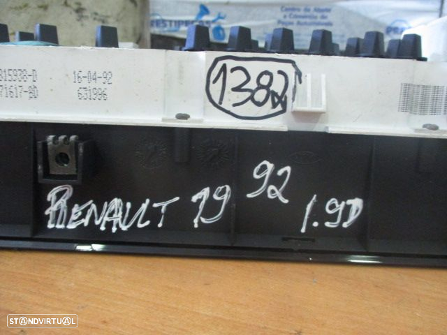 Quadrante 770815938D 215716173D RENAULT 19 1992 1.9D KM 244772 - 3