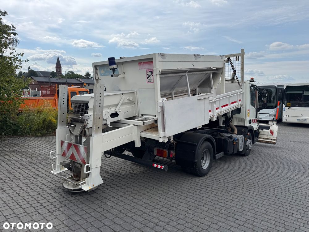 Iveco Eurocargo Wywrotka solarka piaskarka zimowe utrzymanie odśnieżanie akcja zima  3 str pług Specjalny Solarka Piaskarka Czołownica - 8