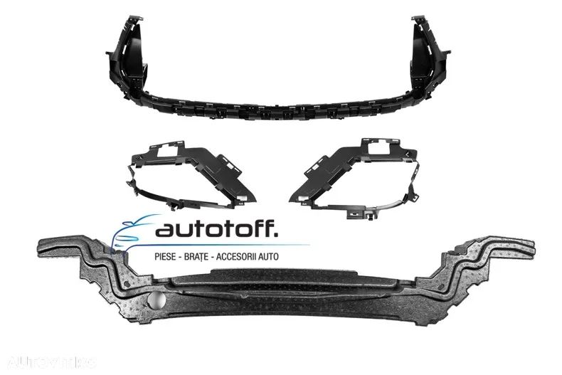 Bara fata compatibila Mercedes GLE SUV W167 Coupe C167 (2019+) 63AMG Chrome Design - 9