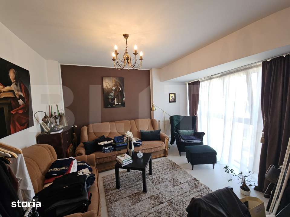 Apartament 3 camere, 59 mp, mobilat si utilat, pod, parcare, boxa, zon — fotografia 3
