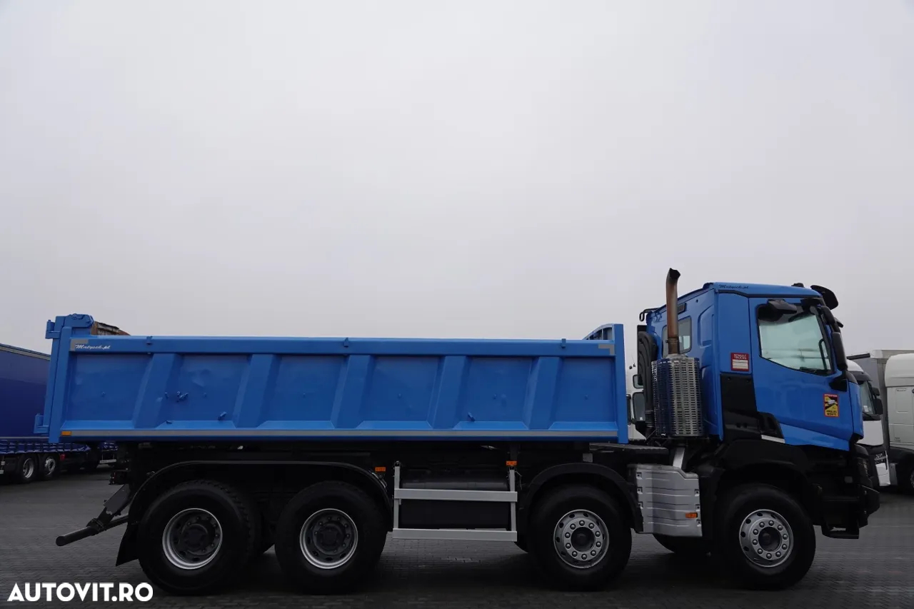 Renault K 460 / 8x4 / BASCULANTE / HIDROBOARD / BORDMATIC / EURO 6 - 19