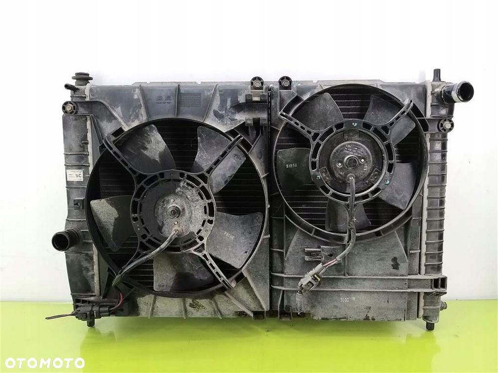 Chłodnica z wentylatorem Daewoo Kalos I 2002-2007 1,4 B 96536525 ORYGINAŁ - 2