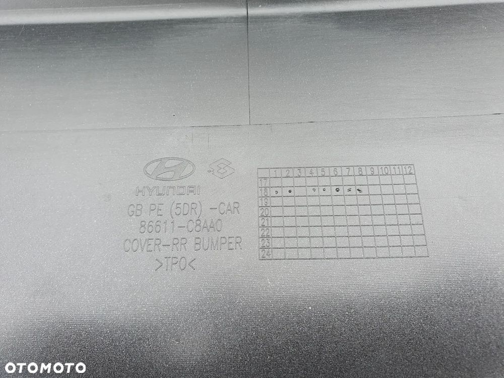 ZDERZAK HYUNDAI I20 I TYŁ TYLNY 86611C8AA0 - 7