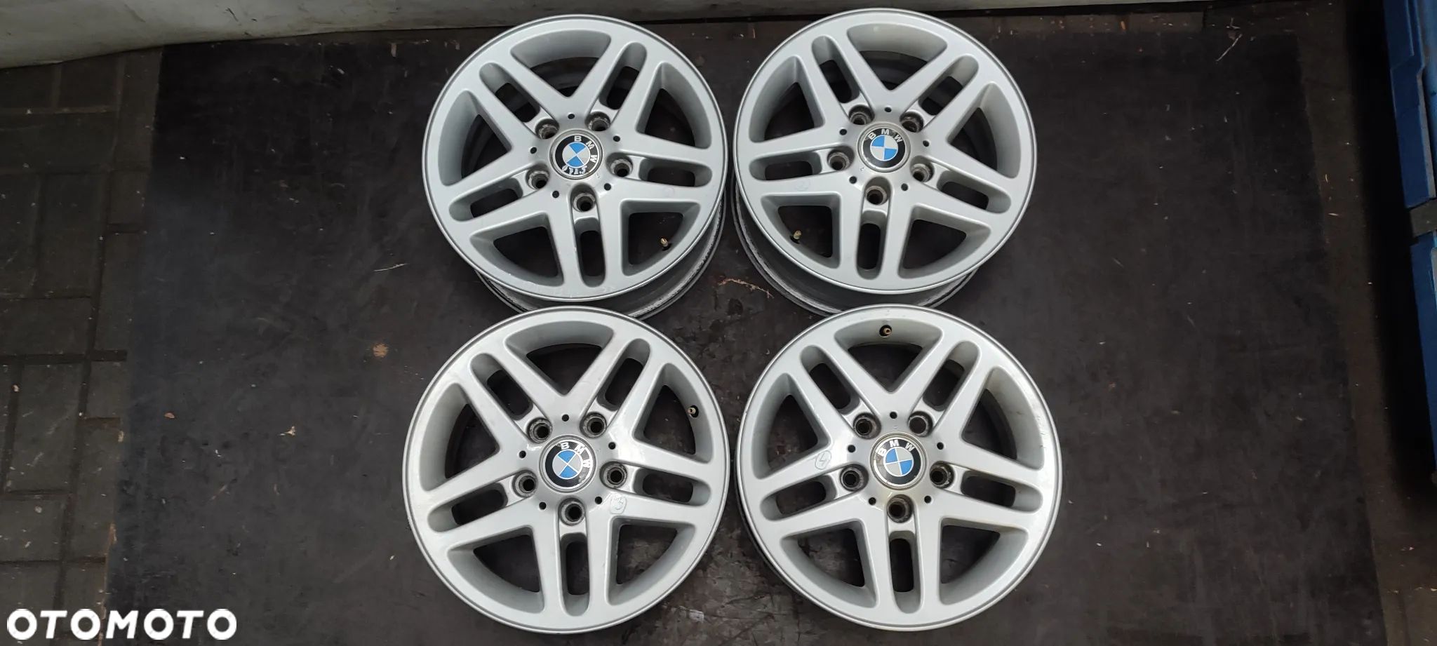 FELGI ALUMINIOWE 1095368 5x120 6,5J x15 CALI ET42 BMW E36 E46 KOMPLET 4 SZTUKI - 1