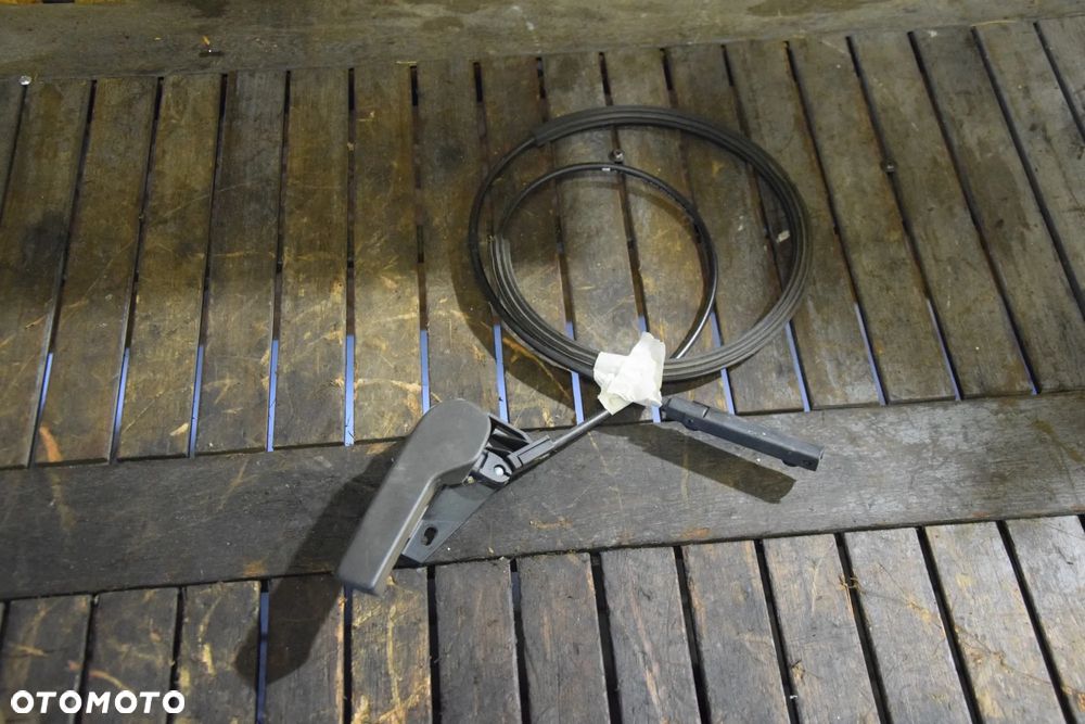 VW Golf 4 IV Bora Cięgno + linka maski oryginał - 1