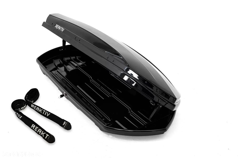 Box dachowy REAKTIV Meteor 390 550L Czarny dwustronny - 7