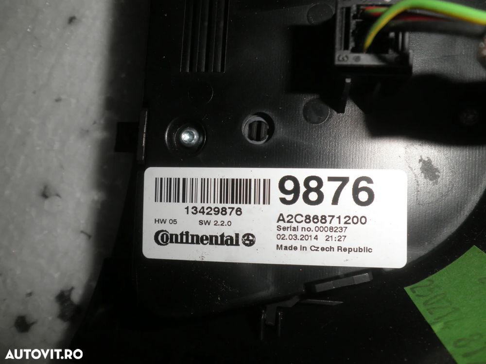 Panou comenzi clima Opel Zafira C 13429876 - 3