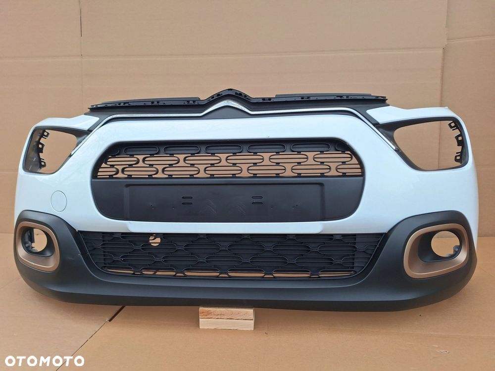 CITROEN C3 III LIFT 20-24 KOLOR: EWP BLANC BANQUISE ZDERZAK PRZÓD PRZEDNI ORYG 9835941177 WYSYŁKA 24H - 2