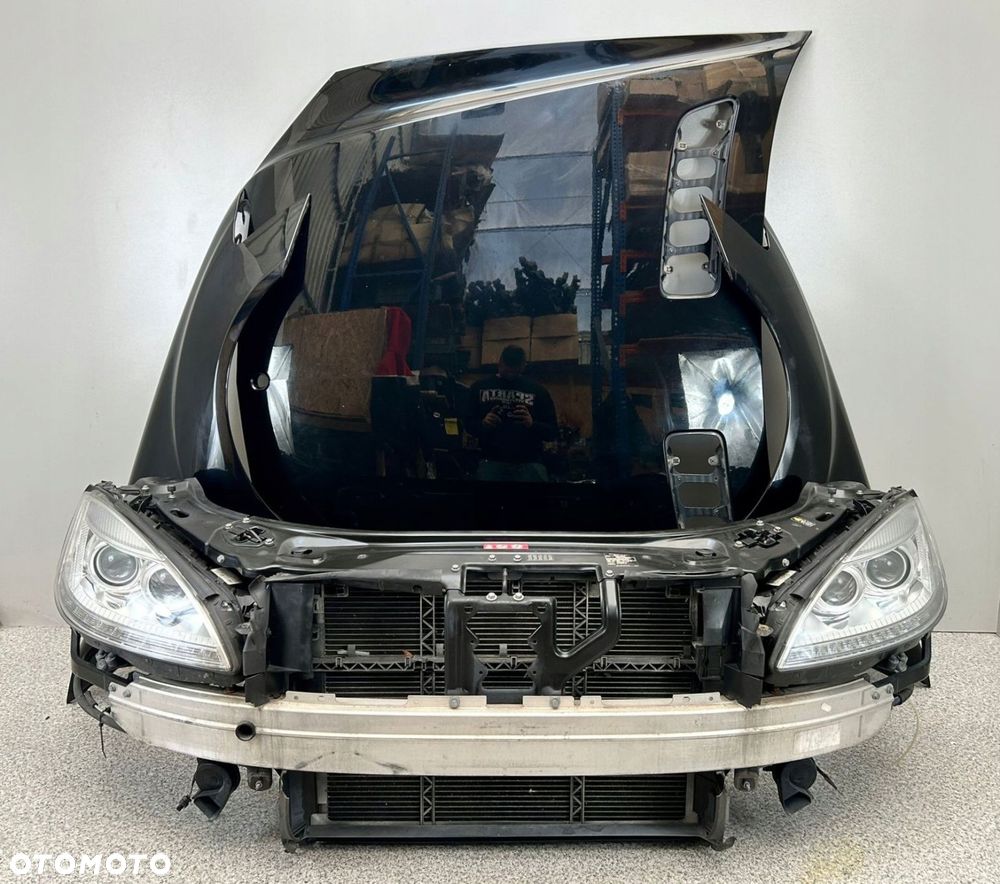 MERCEDES S W221 LIFT AMG ZDERZAK PAS LAMPY BI XENON CHŁODNICE BŁOTNIKI - 7