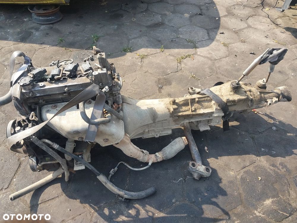 Silnik kompletny Mitsubishi Pajero Pinin 1.8 GDI 4G93 skrzynia biegów kompletna V5M21 reduktor ZESTAW - 1
