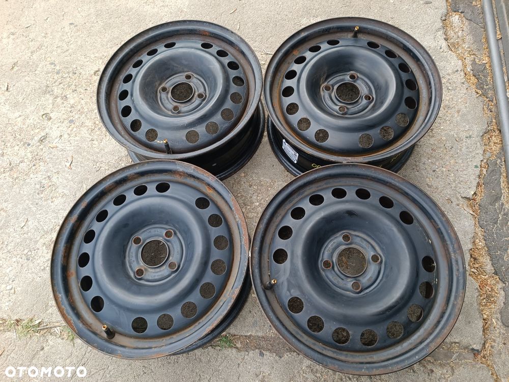 4x100 Felgi Stalowe Stal 15 Koła Fiat Punto Grande Evo DAEWOO NUBIRA LANOS NEXIA KALOS CHEVROLET AVEO OPEL ASTRA G CORSA C D E ADAM VECTRA Meriva A Legnica ALU-RAD - 1