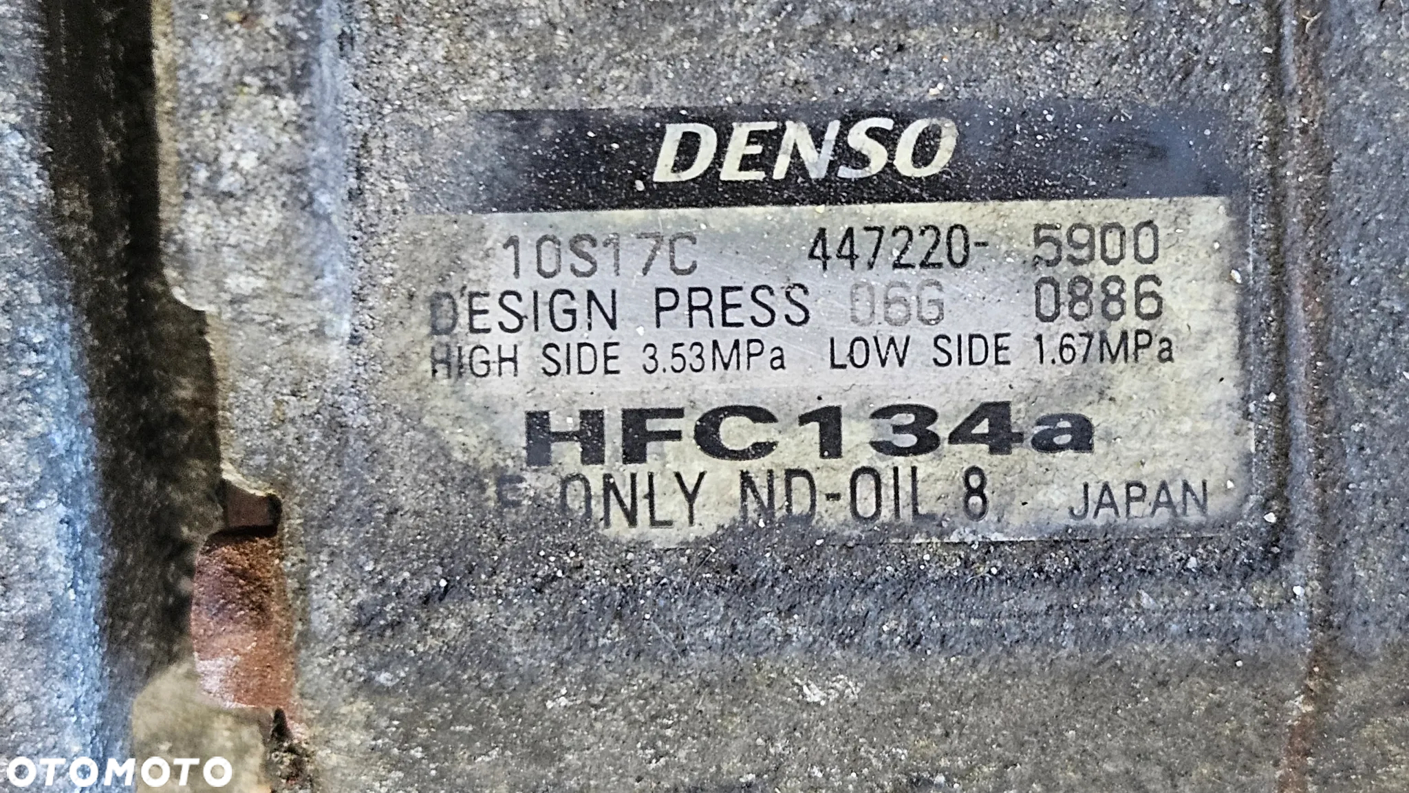 Honda CRV CR-V 3 III Civic Accord VIII 2.2 i-DTEC kompresor sprężarka klimatyzacji 447260 6080 447220-5900 4902 - 6