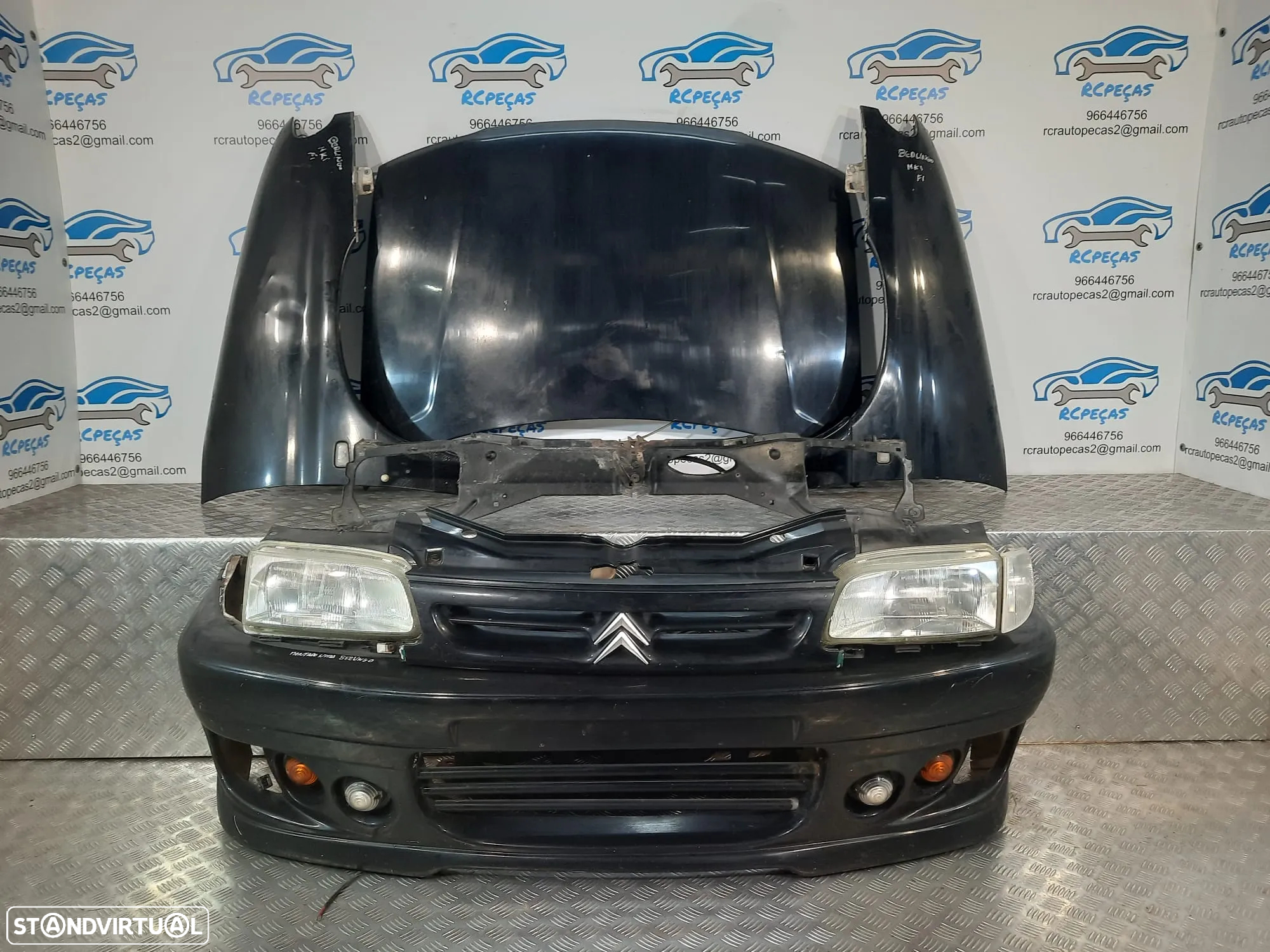 FRENTE COMPLETA CITROEN BERLINGO I 1 MK1 CAPOT PARACHOQUES GUARDA-LAMAS OTICAS RADIADOR VENTILADOR FRENTE FIBRA REFORÇO - 3