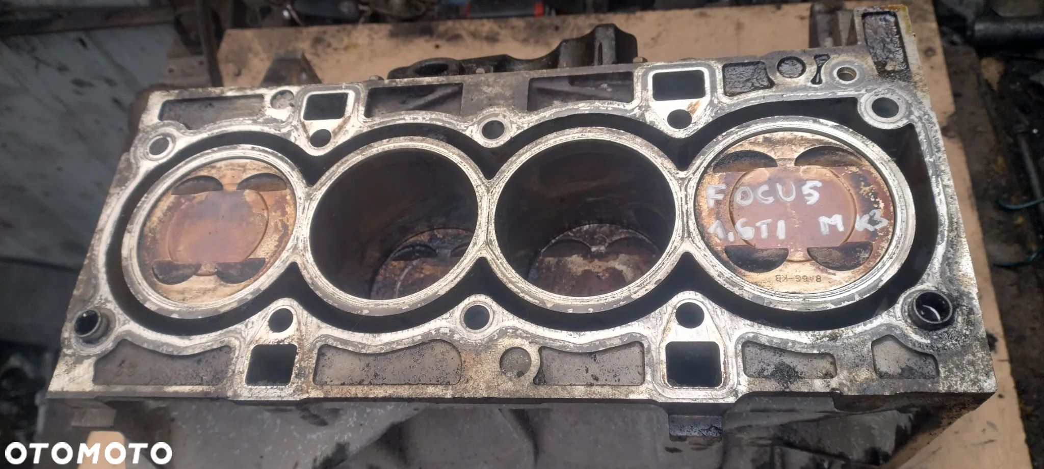 FORD FIESTA MK7 FOCUS MK3 1,6 TI-VCT U5JA  silnik dół blok wal tłoki - 1