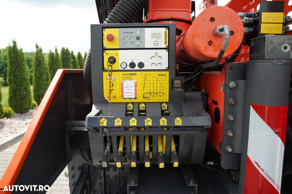 Renault C 430 / 6x4 / 6.5 M LIVRARE + EXTENSIE PALFINGER PK 18 002-EH C / 12.5 M / RADIOCOMANDĂ / ROTATOARE / FURCĂ PENTRU PALEȚI - 23