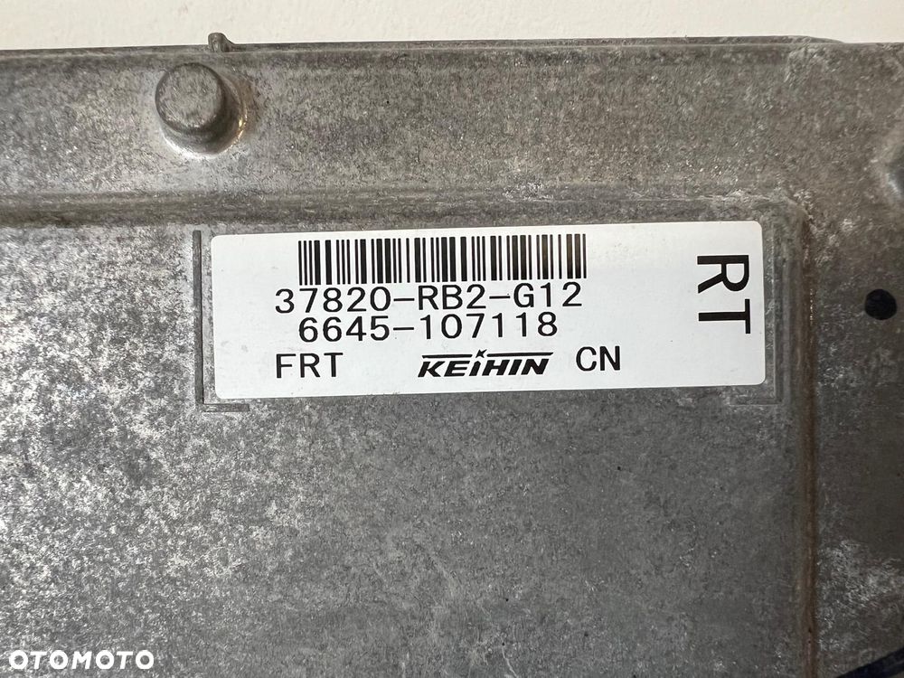 Komputer sterownik  silnika ECU Honda Jazz III 37820-RB2-G12 - 3