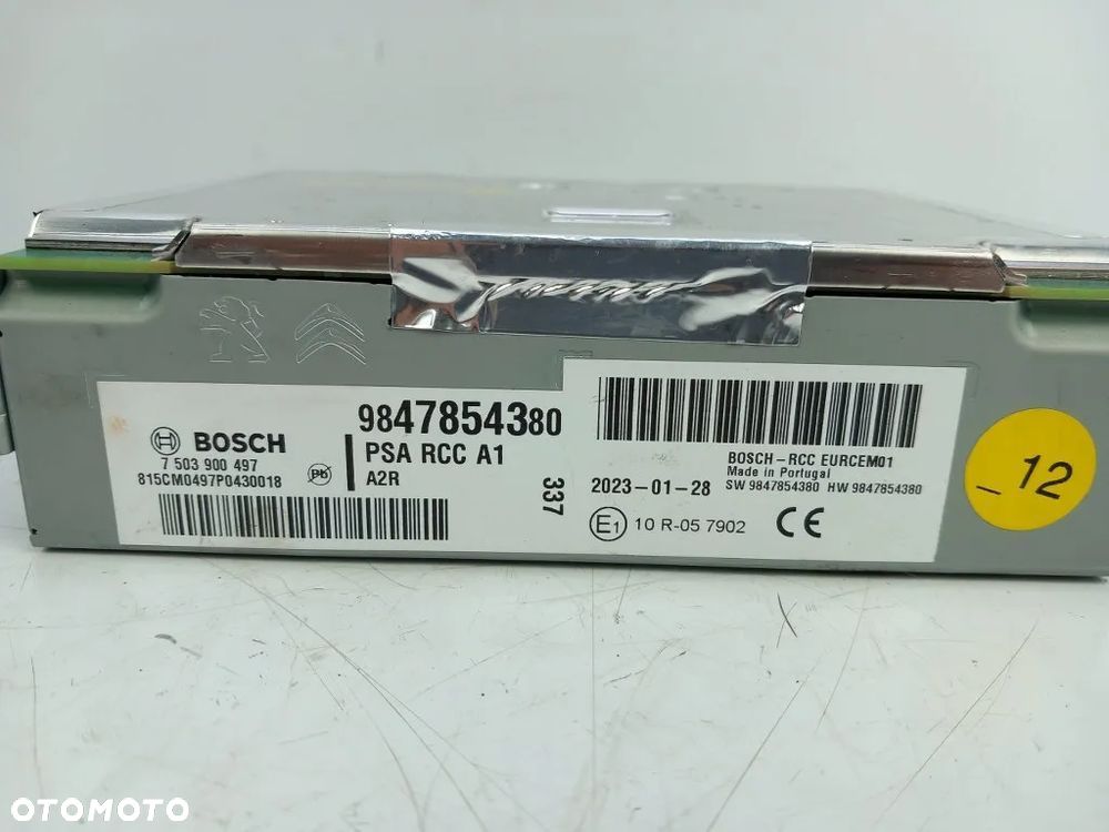 radio nawigacja jumpy iii expert iii vivaro c proace ii scudo 2023r 9847854380 - 2