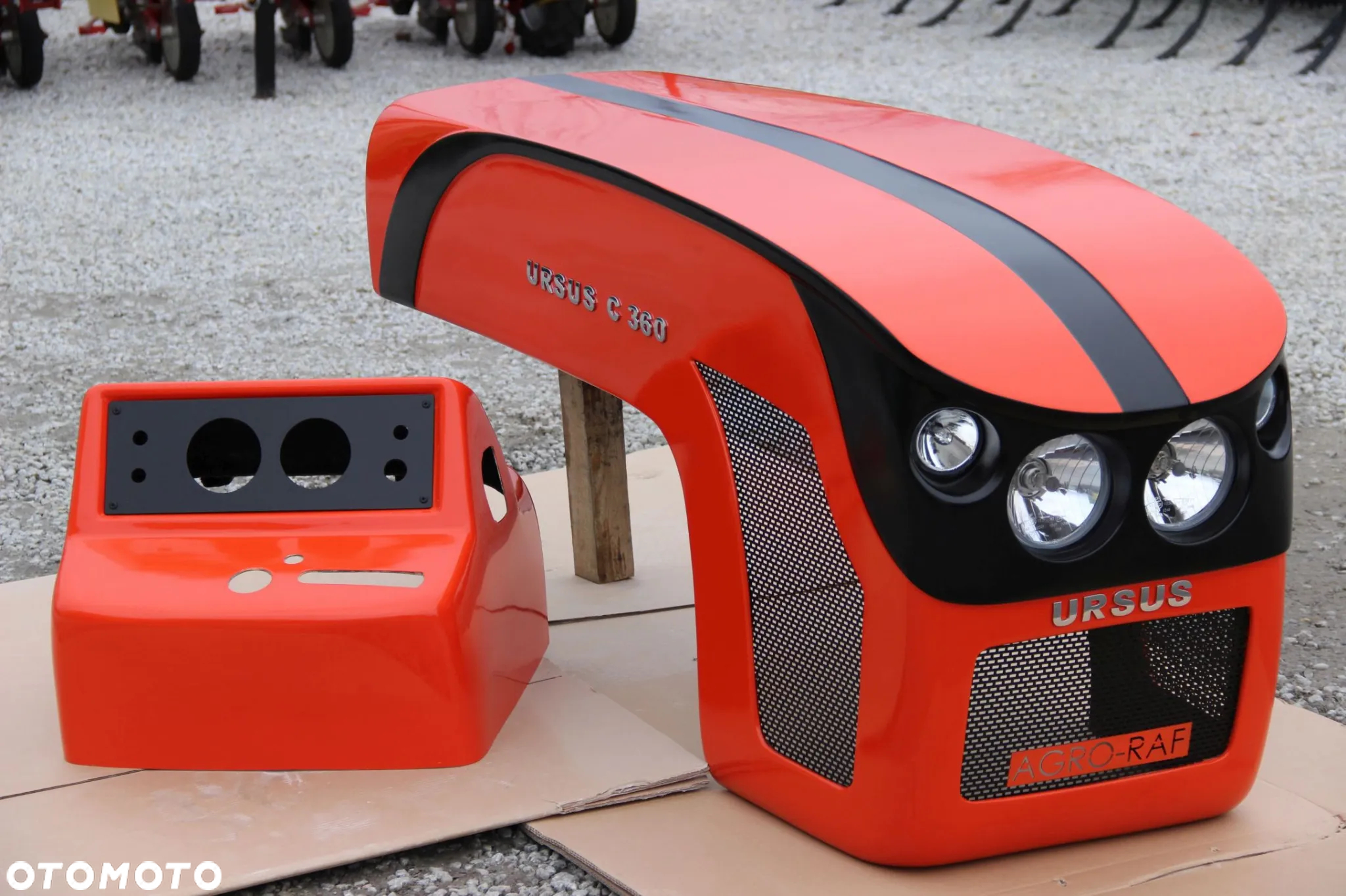 Kabina C360 maska C- 360 Naglak zestaw czerwony kabiny maski - 8
