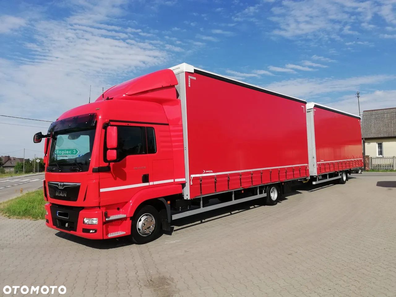 MAN TGL 12.250 Tandem Przejazdowy Zestaw Przestrzenny - 1