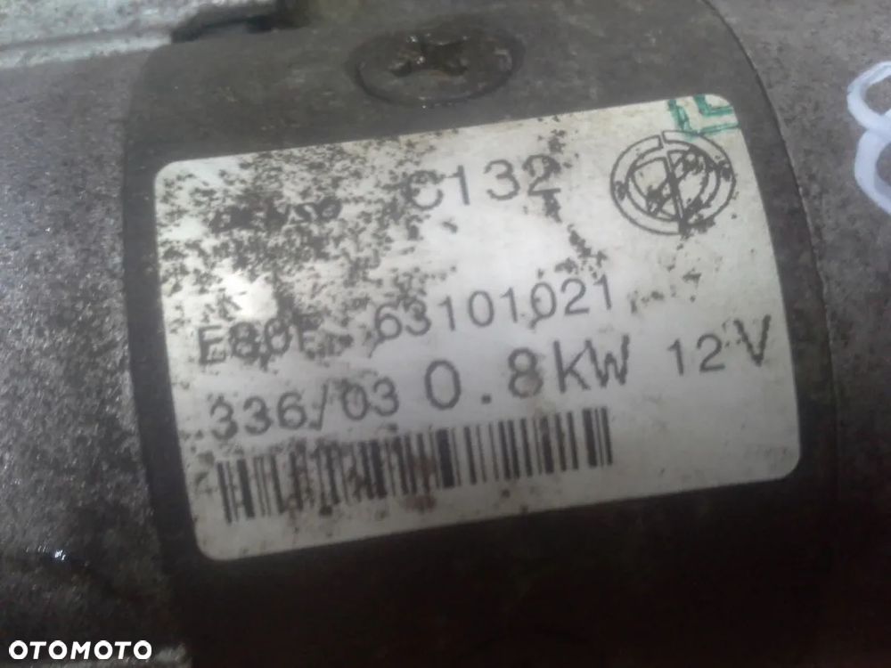 Fiat Punto 1.2 rozrusznik Denso 63101021 - 2