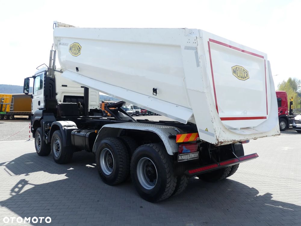 MAN TGS 41.460 / 8x8 / WYWROTKA MEILLER / MANUAL / NISKI PRZEBIEG / - 3