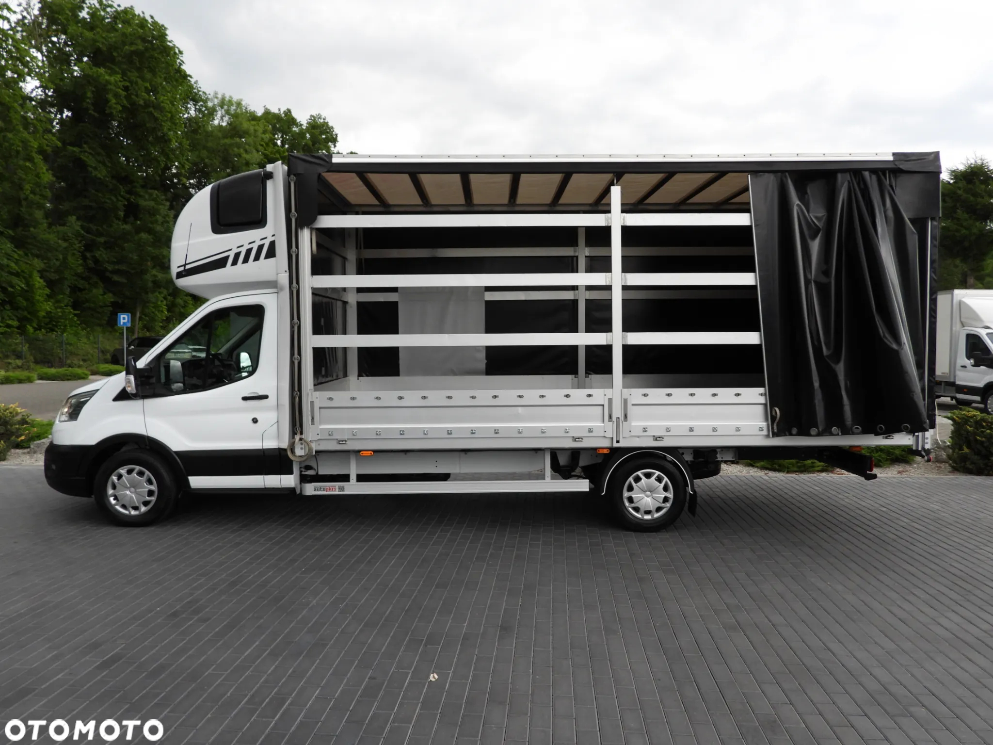 Ford TRANSIT  PLANDEKA 10 PALET WEBASTO TEMPOMAT LEDY PNEUMATYKA KLIMATYZACJA 160KM [ M38701 ] - 10