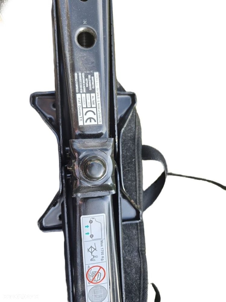 Podnośnik lewarek klucz Fiat Ducato Boxer Jumper zestaw 0261775 - 2