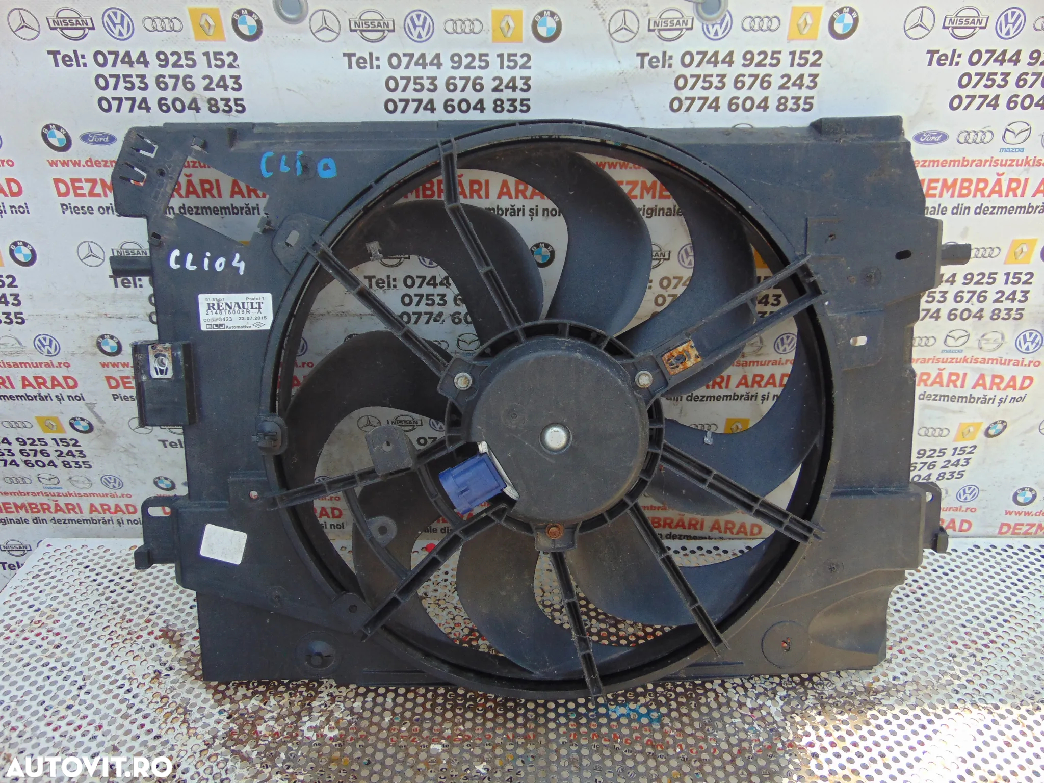 Ventilator racire Renault clio 4 Dacia Logan Sandero 1.5 0.9 duster dokker gmv - 6