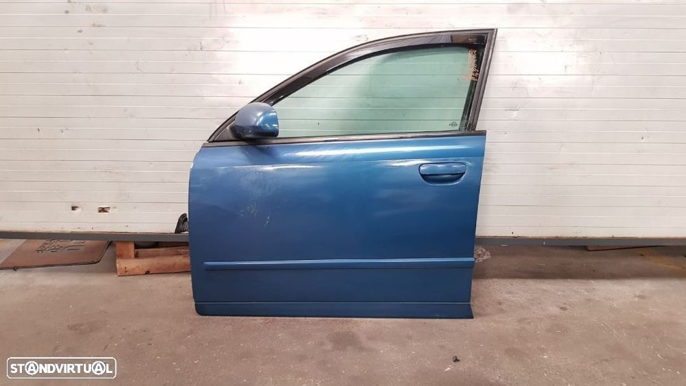 PORTA PORTAS FRENTE FRONTAL ESQUERDA AUDI A4 B6 SLINE 8E0831051 FECHO ELEVADOR MOTOR PUXADOR VIDRO RETROVISOR RETROVISORES - 1