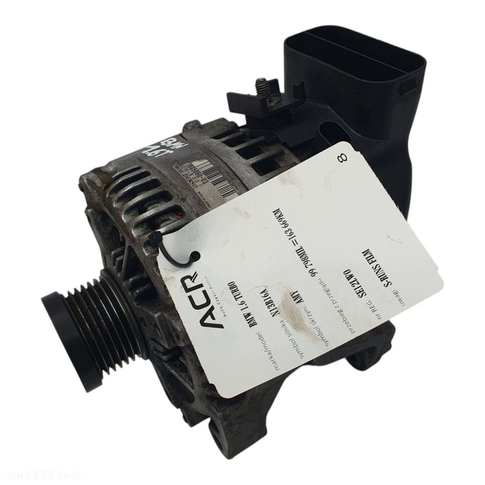 ALTERNATOR BMW F20 F21 116i 1.6 T denso 7605060 170A - 13