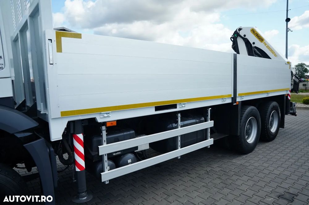 Mercedes-Benz AROCS 2636 / 6x4 / LIVRARE - 6,3 M / PALFINGER PK 22002- EH D- 15 M / MAX. CAPACITATE DE ÎNCĂRCARE 5.700 KG / ROTARE / TELECOMANDĂ / EURO 6 - 16