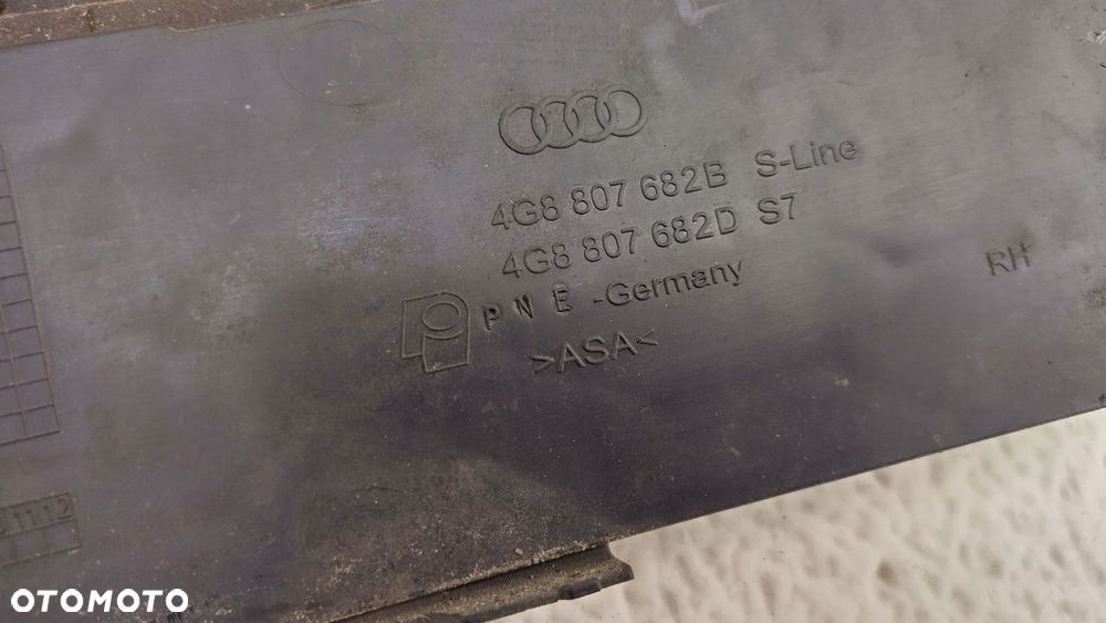 AUDI A7 S7 4G 10-14 KRATKA ZDERZAKA PRAWY PRZÓD S-LINE 4G8807682B - 6