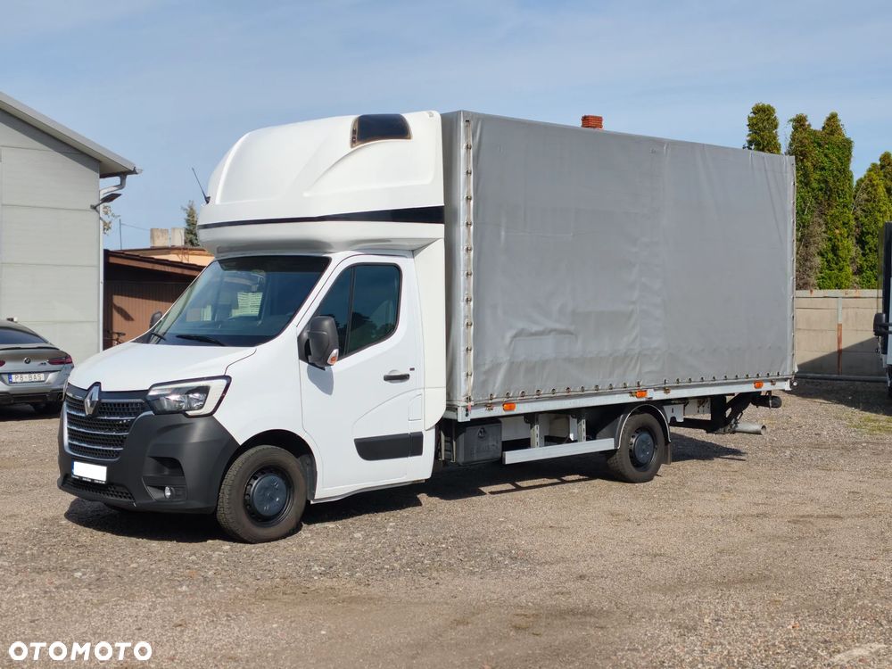 Renault MASTER WINDA 10EP BAR DHOLLANDIA 750KG PLANDEKA 2.3 165KM ZADBANY 2022 PODUSZKI FV23% KLIMA WEBASTO BEZ WKŁADU FINANSOWEGO REG WYSOKOSCI - 2