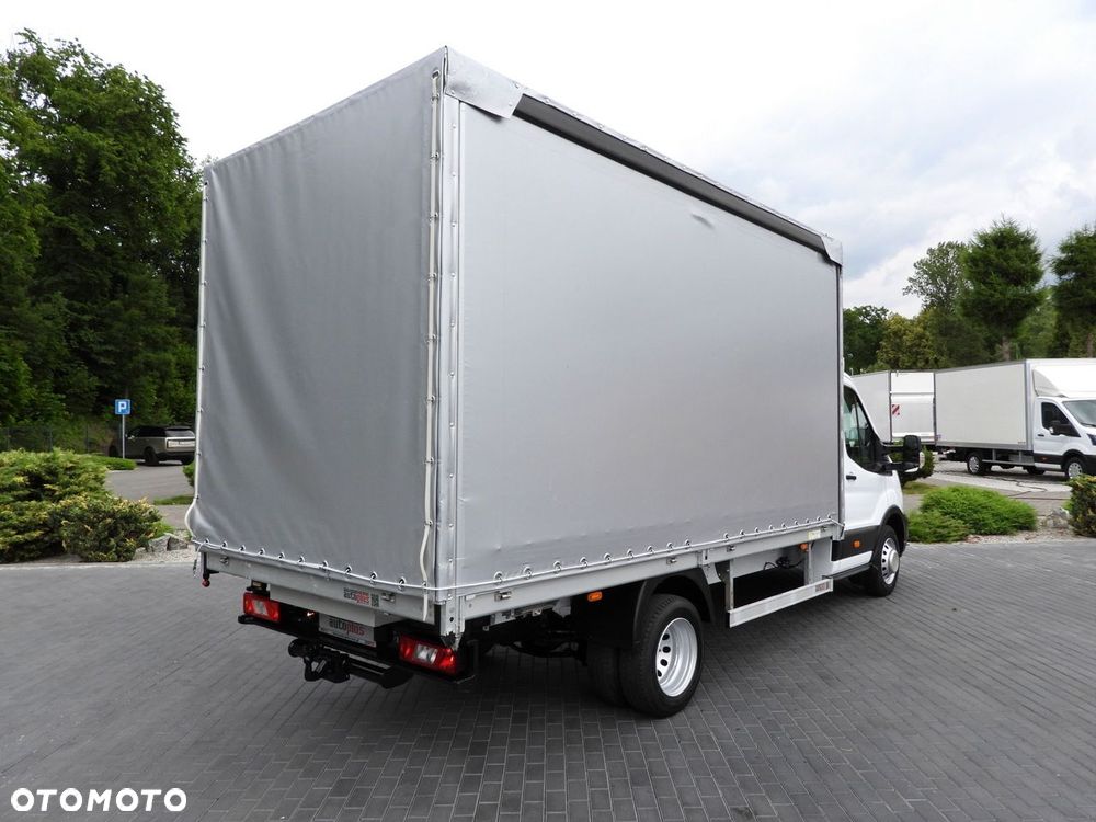 Ford TRANSIT  PLANDEKA 8 PALET TEMPOMAT LEDY BLIŹNIACZE KOŁA KLIMATYZACJA  130KM - 4