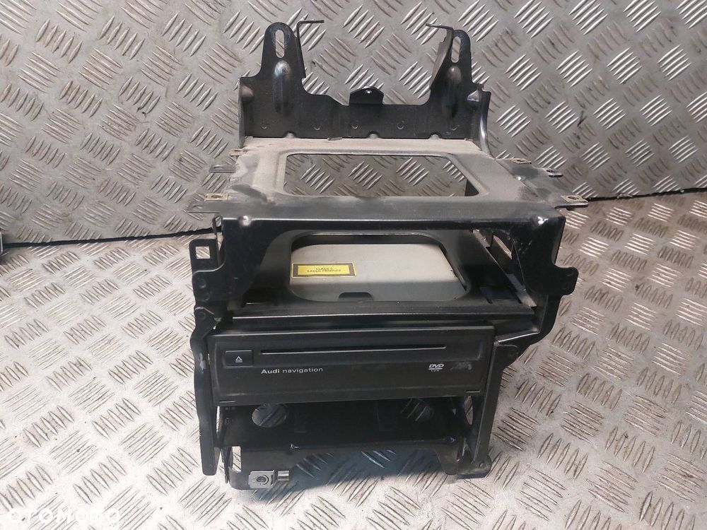 NAPĘD CZYTNIK NAWIGACJI + RAMKA STELAŻ AUDI A6 C6 4E0919887C 4F0035209 - 1