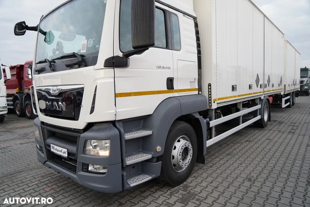 MAN TGS 18.440 / COMBINAȚIE TANDEM / ADR COMPLET / LA OX EXI EXII FL / LATERALĂ DESCHISĂ / PENTRU TRANSPORTUL EXPLOSIVILOR / - - 7