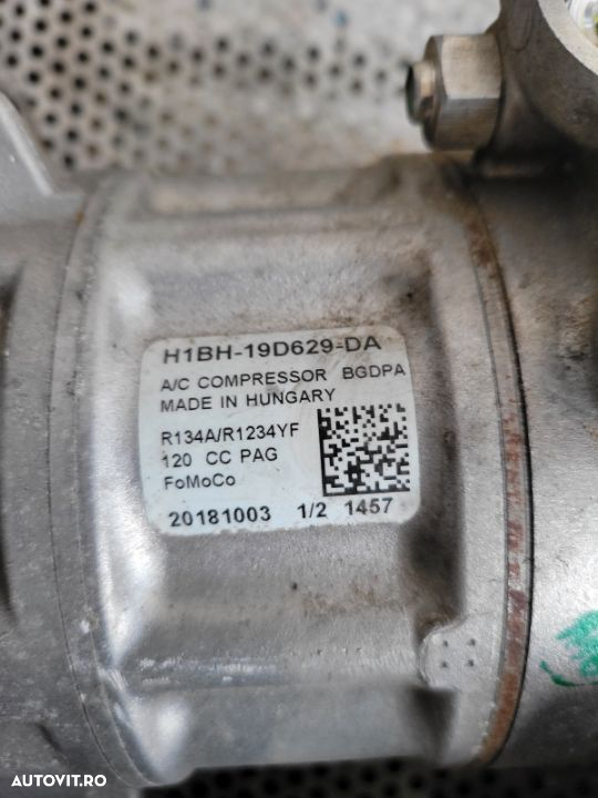 Compresor Clima Ford Ecosport C Max S Max B Max Fiesta Euro 5 / 6 Cod H1BH-19D629-DA - 5