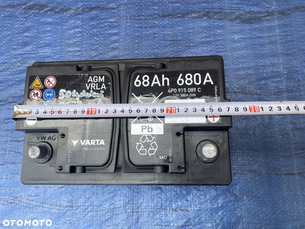 AUDI Q5 80A LIFT AKUMULATOR 4P0915089C / ORYGINAŁ 2023 / 68Ah 680A - 3