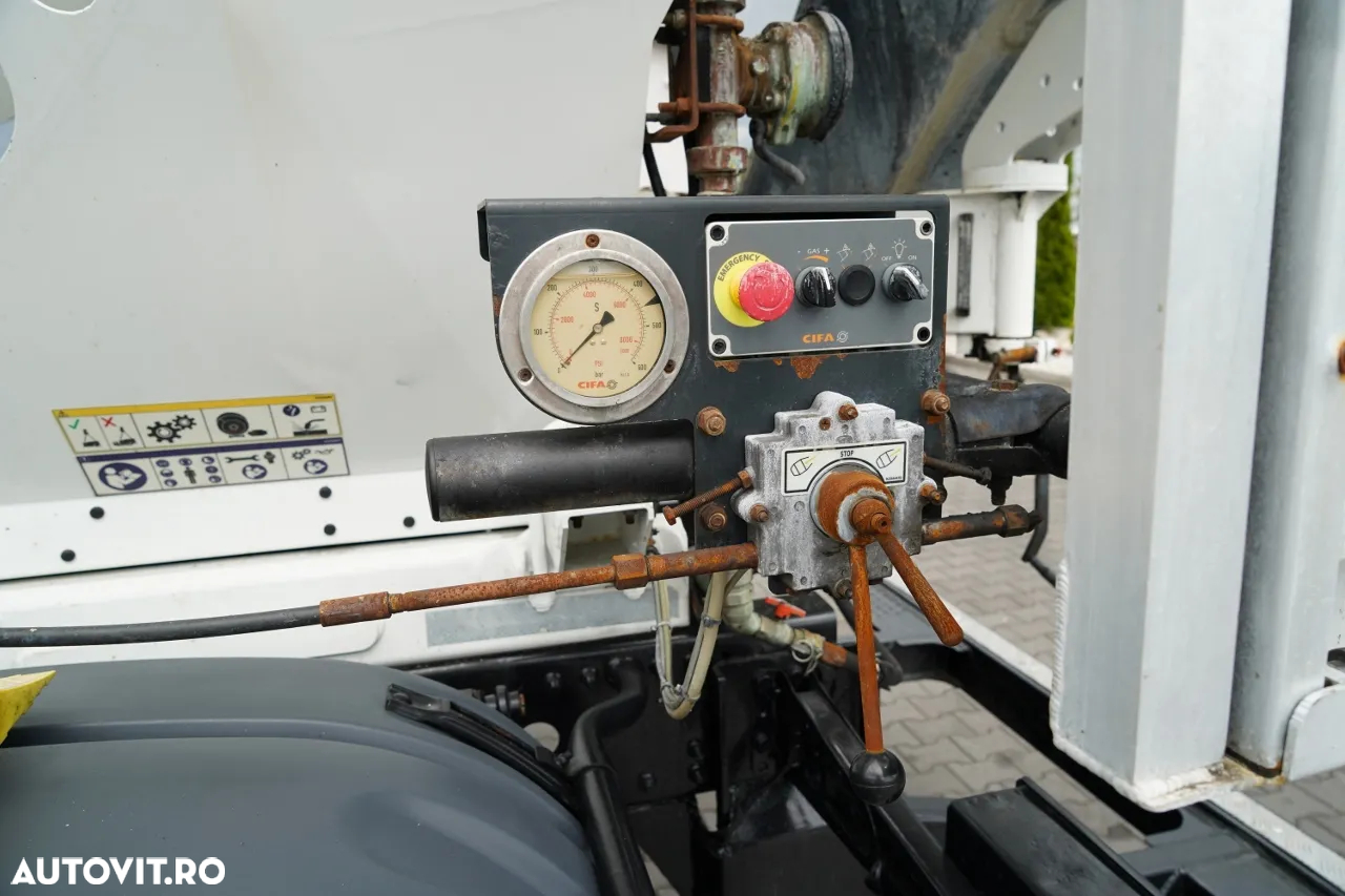 MAN TGS 32.470 / 8X4 / BETONIERĂ / 9 M3 / CIFA / JANTE DIN ALIAJ / EURO 6 / CONTRACT DE SERVICE POST-SERVICE - 17