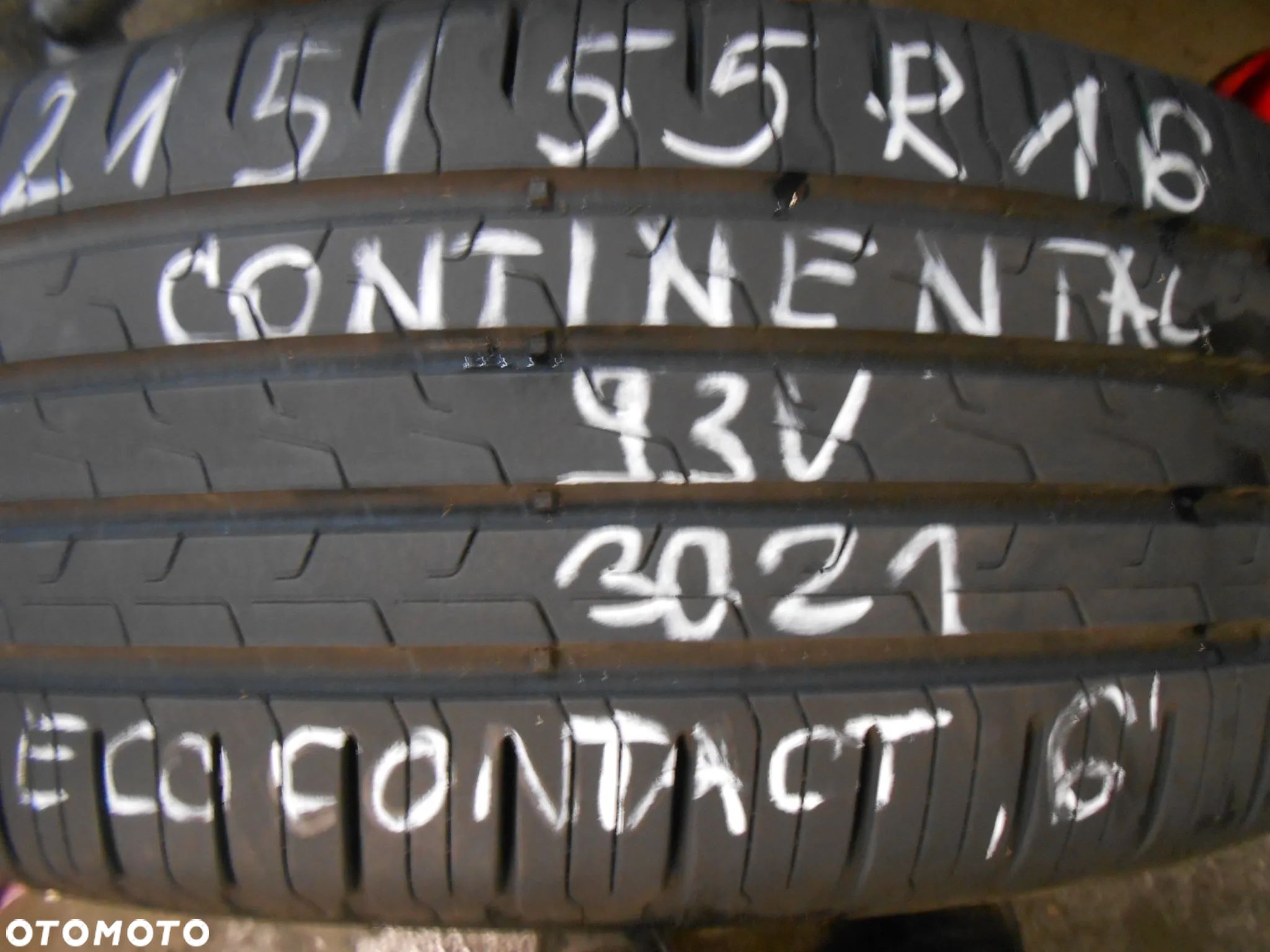 OPONA POJEDYNKA 215/65R17 CONTINENTAL ECO CONTACT 6 DOT 7.1MM - 1
