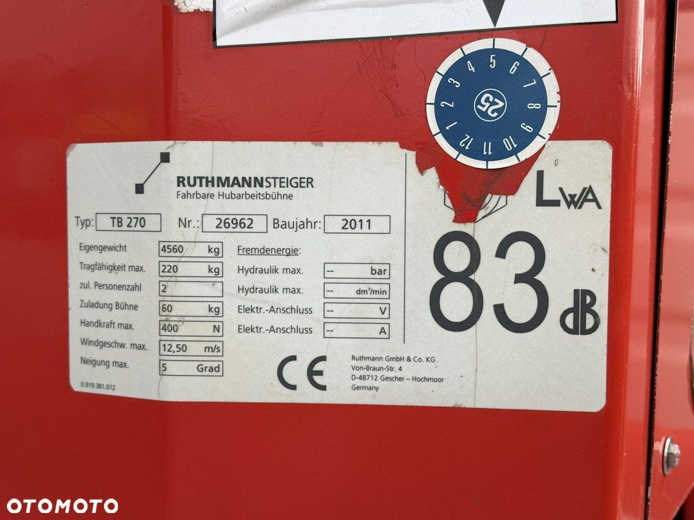 Iveco Daily Podnośnik Koszowy RUTHMANN TB 270 Zwyżka - 2